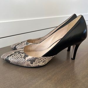 Cole Haan Snakeskin Pumps Size 11B